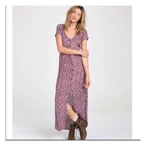 Billabong floral maxi dress